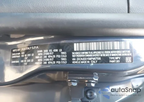 2021 Jeep Renegade Limited 4X4 из США, поврежденный, VIN ZACNJDD15MPM67506